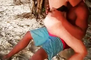 Hai con chó đỏ xinh đẹp không thể chia sẻ một con gà trống phjm sexxxx lớn màu đen.